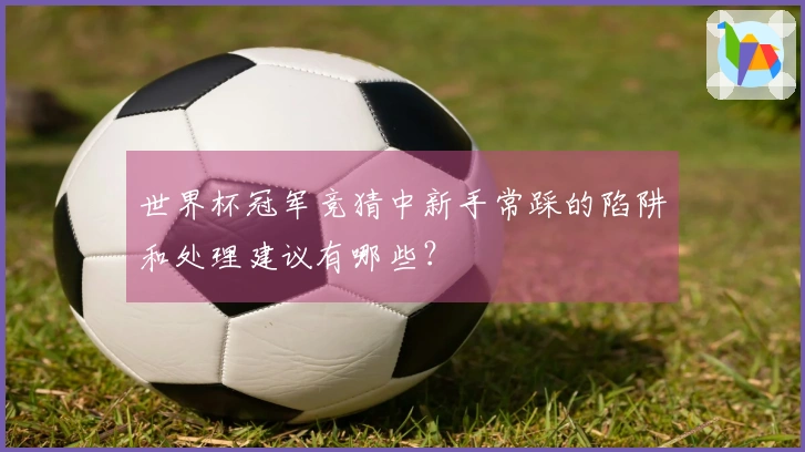 世界杯冠军竞猜中新手常踩的陷阱和处理建议有哪些？